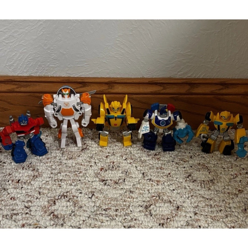 5 Transformers Rescue Bots Playskool Heroes 3.5" PVC Action Figures